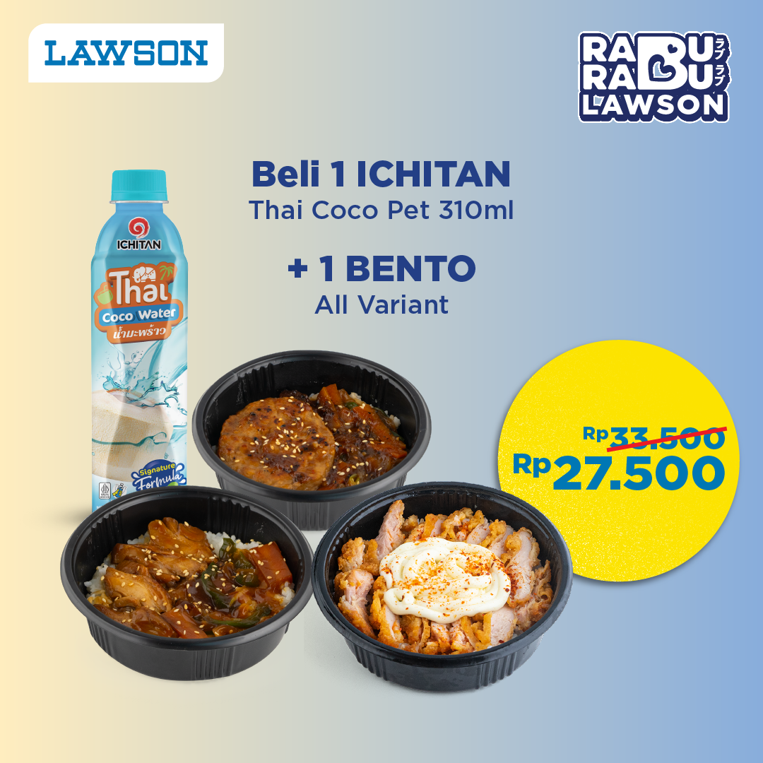 Rabu Rabu Lawson Diskon Hingga 40%! Bento Edition!